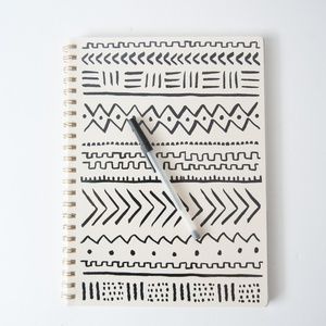 Print Fresh Large Spiral Bound Hardcover Lined Notebook